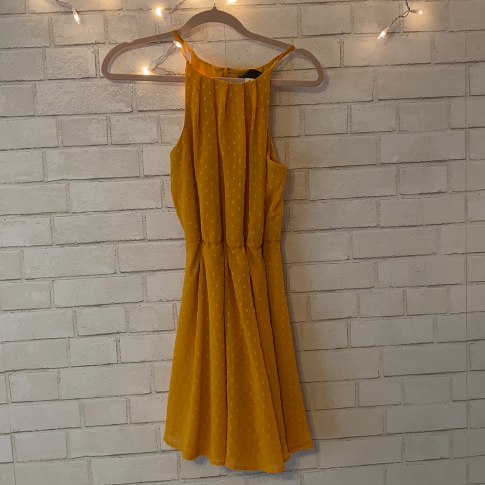 Yellow summer dress